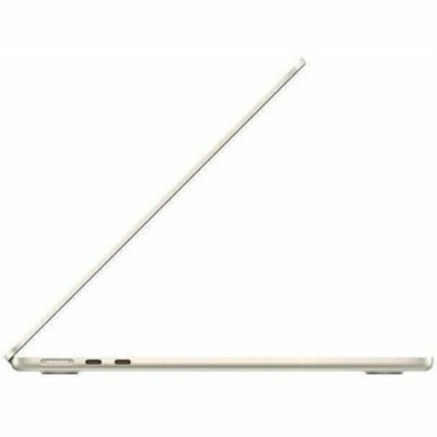 Apple MacBook Air MW103LL/A 13.6" Notebook - Apple M4 - 16 GB - 512 GB SSD - English (US) Keyboard - Starlight - Apple M4 Chip - 2560 x 1664 - macOS Sequoia - Apple - True Tone Technology, In-plane Switching (IPS) Technology, Liquid Retina Display - Front Camera/Webcam - 18 Hours Battery Run Time -  LE M4 CHIP WITH 10-CORE CPU AN D 10-CORE GPU  16GB