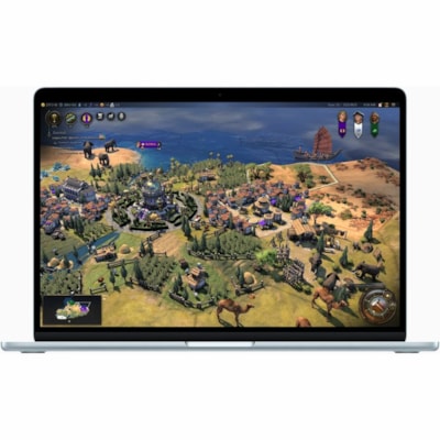Apple MacBook Air MC7D4C/A 15.3" Notebook - Apple M4 - 24 GB - 512 GB SSD - English (US) Keyboard - Sky Blue - Apple M4 Chip - 2880 x 1864 - macOS Sequoia - Apple - True Tone Technology, In-plane Switching (IPS) Technology, Liquid Retina Display - Front Camera/Webcam - 18 Hours Battery Run Time - IE M4 D APPLE AVEC PROCESSEUR CEN TRAL 10 C URS ET PRO
