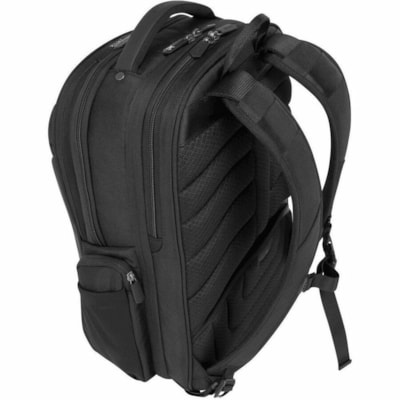 Targus Corporate Traveler CUCT02B Carrying Case Rugged (Backpack) for 10.5" to 16" Notebook - Black - Damage Resistant, Impact Resistant, Water Resistant Bottom, Impact Absorbing, Drop Resistant, Bump Resistant, Water Resistant, Shock Absorbing, Tear Resistant, Crash Resistant - Polyester Body - Che  