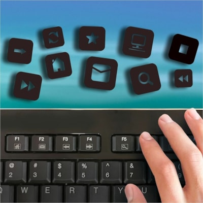 Adesso Wireless Desktop Touchpad Keyboard - Wireless Connectivity - RF - 30 ft (9144 mm) - 2.40 GHz - USB Interface - 104 Key(s) - On/Off Switch Hot Key(s) - English (US) - QWERTY Layout - Desktop Computer - TouchPad - Membrane Keyswitch - AAA Battery Size Supported - Black top Touchpad Keyboard ard (glazing black c
