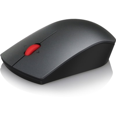 Lenovo Professional Wireless Keyboard and Mouse Combo - USB Wireless RF 2.40 GHz Keyboard - English (US) - Black - USB Wireless RF Mouse - Laser - 1600 dpi - Scroll Wheel - Black - Media Center Hot Key(s) - Symmetrical - AA - Compatible with PC SE 