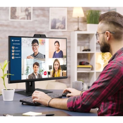 ViewSonic Graphic VG2440V 24" Class Webcam Full HD LED Monitor - 16:9 - Black - 23.8" Viewable - In-plane Switching (IPS) Technology - LED Backlight - 1920 x 1080 - 16.7 Million Colors - 250 cd/m² - 5 ms - 75 Hz Refresh Rate - Speakers - HDMI - VGA - DisplayPort - USB Hub  MNTR 