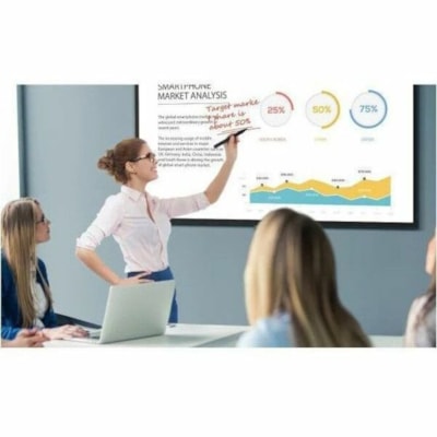 BenQ 65" Interactive Display for Business - DuoBoard CP6501K - LCD - ARM Cortex A73 + A53 - 4 GB SDRAM - Capacitive - Touchscreen - 16:9 Aspect Ratio - 3840 x 2160 - 320 cd/m² - 5,000:1, 30,000:1 Contrast Ratio - 2160p - USB - HDMI - VGA - Android 8.0 Oreo  MNTR 