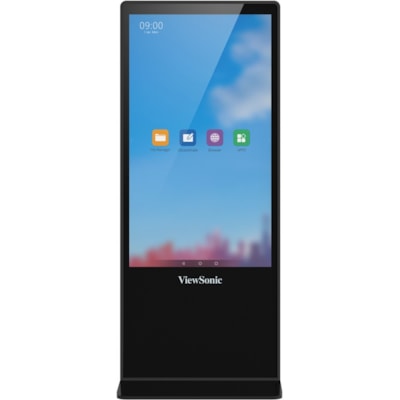 ViewSonic EP5542T 55 inch Multi-touch Digital ePoster - 55" (1397 mm) LCD - Touchscreen - 16 GB - 3840 x 2160 - Direct LED - 450 cd/m² - 2160p - HDMI - USB - SerialEthernet - Black - Energy Star NTERACTIVE DIGITAL EPOSTER 384 0X2160 RESOLUTION 45