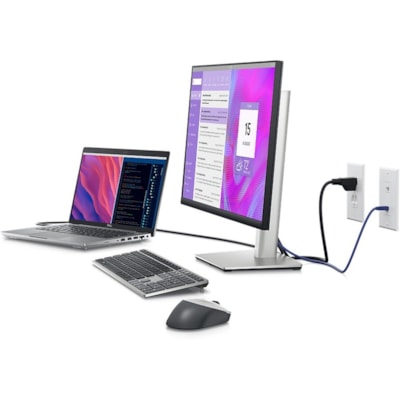 Dell P2423DE 24" Class QHD LCD Monitor - 16:9 - Black, Silver - 23.8" Viewable - In-plane Switching (IPS) Black Technology - WLED Backlight - 2560 x 1440 - 300 cd/m² - 5 ms - 75 Hz Refresh Rate - HDMI  MNTR 