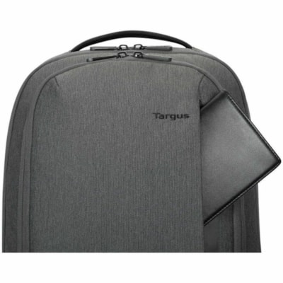 Targus Cypress Hero TBB94104GL Carrying Case (Backpack) for 15.6" (396.24 mm) Apple Notebook - Gray - Water Resistant - Woven Fabric, Foam Body - Shoulder Strap, Trolley Strap, Handle - 19.69" (500.13 mm) Height x 12.01" (305.05 mm) Width x 5.30" (134.62 mm) Depth - 5.81 gal (22000 mL) Volume Capaci  