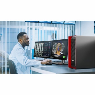 Lenovo - Poste de travail ThinkStation P5 30GA005XCA - 1 Xeon - 64 Go - 2 To SSD - Tour - Intel W790 Morceau - Windows 11 Pro for Workstations 64-bit - 24 Go Graphiques - NVMe, Serial ATA Contrôleur - 0, 1, 5 Niveaux RAID - Français (Canada) Clavier - Gigabit Ethernet - Réseau sans-fil  16G X4 W11PWS 
