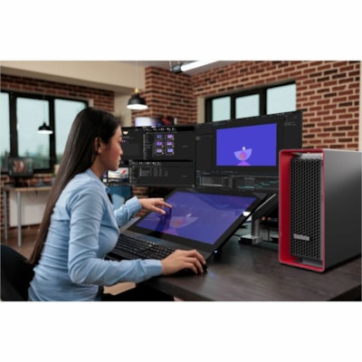 Lenovo - Poste de travail ThinkStation P7 30F30071US - 1 Xeon - Technologie vPro - 32 Go - 1 To SSD - Intel W790 Morceau - Windows 11 Pro for Workstations - 1 24 Go Graphiques - Serial ATA, NVMe Contrôleur - Anglais Clavier - Gigabit Ethernet, 10 Gigabit Ethernet - Réseau sans-fil  16G X2 W11PWS 