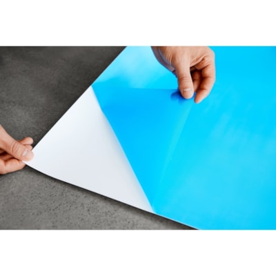 Post-it® Easy Erase Whiteboard Roll, 4'x3' - White Surface - White Sheet Color - Rectangle - 4" (101.60 mm) Length x 3" (76.20 mm) Width - Flexible, Stain Resistant, Easy Peel, Self-stick, Removable, Wipeable, Stain Proof - 1 Each WHITEBOARD SURFACE & SHEETS EE4X3