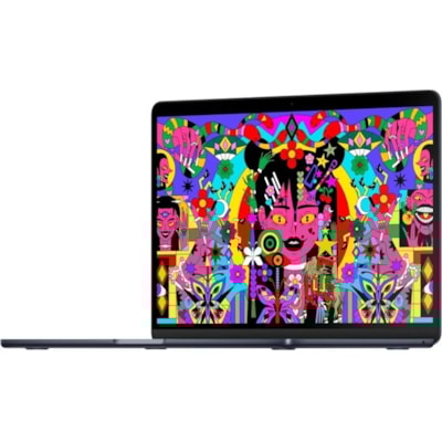Apple MacBook Air MW1L3LL/A 15.3" Notebook - Apple M4 - 16 GB - 256 GB SSD - English (US) Keyboard - Midnight - Apple M4 Chip - 2880 x 1864 - macOS Sequoia - Apple - True Tone Technology, In-plane Switching (IPS) Technology, Liquid Retina Display - Front Camera/Webcam - 18 Hours Battery Run Time - I LE M4 CHIP WITH 10-CORE CPU AN D 10-CORE GPU  16GB