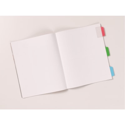 Avery® - Intercalaire 74757 - 48 Onglet(s) - hauteur de l'onglet 1,50 po (38,10 mm) x largeur de l'onglet 2 po (50,80 mm) - Tab Rouge Film, clair Papier, Bleu, Vert - 48 / emballage VERT  BLEU  ROUGE COULEURS PRIM. - EMB. DE 48