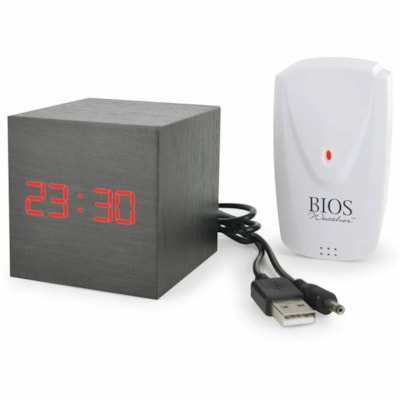 BIOS Medical Weather Cube - 22°F (-30°C) to 140°F (60°C) - Date & Time, Alarm - For Indoor/Outdoor 12/24 HOUR CLOCK 