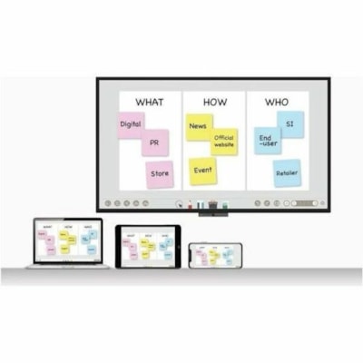 BenQ 65" Interactive Display for Business - DuoBoard CP6501K - LCD - ARM Cortex A73 + A53 - 4 GB SDRAM - Capacitive - Touchscreen - 16:9 Aspect Ratio - 3840 x 2160 - 320 cd/m² - 5,000:1, 30,000:1 Contrast Ratio - 2160p - USB - HDMI - VGA - Android 8.0 Oreo  MNTR 