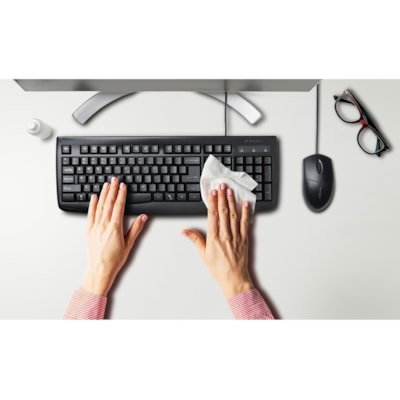 Kensington Pro Fit Wired Washable Mouse - Rugged - Optical - Cable - Black - USB Type A - 1600 dpi - Scroll Wheel - 3 Button(s) - Symmetrical RD MSE 