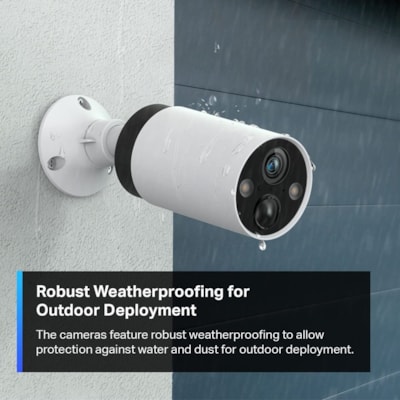 Tapo Smart Wire-Free Security Camera System, 2-Camera System - Camera, Base Station - 2560 x 1440 Camera Resolution - 2K Recording - Alexa, Google Assistant Supported APERP 