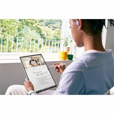 Samsung Galaxy Tab S9 SM-X710 Tablet - 11" WQXGA - Qualcomm SM8550-AC Snapdragon 8 Gen 2 (4 nm) Octa-core - 12 GB - 256 GB Storage - Beige - 3.36 GHz + 2.80 GHz + 2 GHz - Upto 1 TB Memory Card Supported Capacity - microSDXC, microSD Supported - 2560 x 1600 - 12 Megapixel Front Camera - 149 Hours Max  SYST 