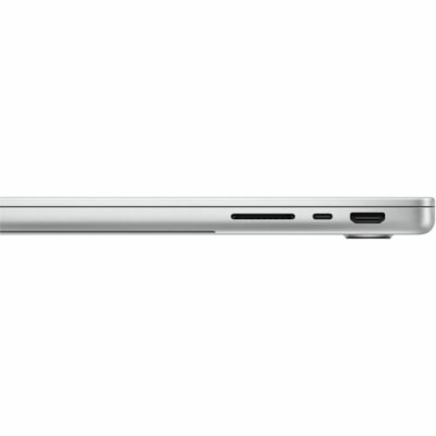 Apple MacBook Pro MW2W3C/A 14.2" Notebook - Apple M4 - 16 GB - 512 GB SSD - Canadian French Keyboard - Silver - Apple M4 Chip - 3024 x 1964 - macOS Sequoia - Apple - True Tone Technology, Liquid Retina Display - Front Camera/Webcam - 24 Hours Battery Run Time - IEEE 802.11ax Wireless LAN Standard  SYST 