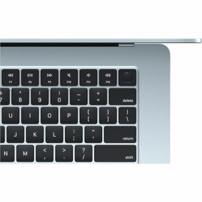 Apple MacBook Air MC7D4C/A 15.3" Notebook - Apple M4 - 24 GB - 512 GB SSD - English (US) Keyboard - Sky Blue - Apple M4 Chip - 2880 x 1864 - macOS Sequoia - Apple - True Tone Technology, In-plane Switching (IPS) Technology, Liquid Retina Display - Front Camera/Webcam - 18 Hours Battery Run Time - IE M4 D APPLE AVEC PROCESSEUR CEN TRAL 10 C URS ET PRO