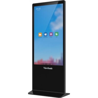 ViewSonic EP5542T 55 inch Multi-touch Digital ePoster - 55" (1397 mm) LCD - Touchscreen - 16 GB - 3840 x 2160 - Direct LED - 450 cd/m² - 2160p - HDMI - USB - SerialEthernet - Black - Energy Star NTERACTIVE DIGITAL EPOSTER 384 0X2160 RESOLUTION 45
