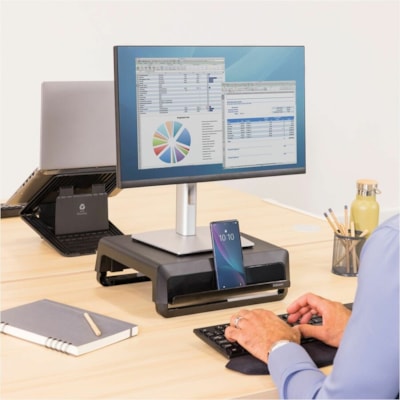 Fellowes - Support d'écran Breyta - Noir - Pour Moniteur  