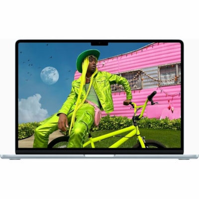 Apple MacBook Air MC7D4C/A 15.3" Notebook - Apple M4 - 24 GB - 512 GB SSD - English (US) Keyboard - Sky Blue - Apple M4 Chip - 2880 x 1864 - macOS Sequoia - Apple - True Tone Technology, In-plane Switching (IPS) Technology, Liquid Retina Display - Front Camera/Webcam - 18 Hours Battery Run Time - IE M4 D APPLE AVEC PROCESSEUR CEN TRAL 10 C URS ET PRO