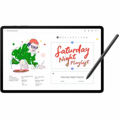 Samsung Galaxy Tab S7+ SM-T970 Tablet - 12.4" WQXGA+ - Qualcomm Snapdragon 865 5G+ Octa-core - 6 GB - 256 GB Storage - Android 10 - Mystic Black - Cortex A77 Single-core (1 Core) 3.09 GHz + Cortex A77 Triple-core (3 Core) 2.42 GHz + Cortex A55 Quad-core (4 Core) 1.80 GHz - Upto 1 TB Memory Card Supp  