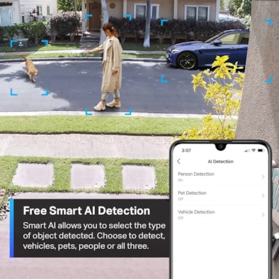Tapo Smart Wire-Free Security Camera System, 2-Camera System - Camera, Base Station - 2560 x 1440 Camera Resolution - 2K Recording - Alexa, Google Assistant Supported APERP 