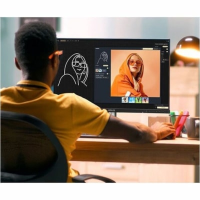 Asus ProArt PA27JCV 27" Class 5K LED Monitor - 16:9 - Black - 27" Viewable - In-plane Switching (IPS) Technology - LED Backlight - 5120 x 2880 - 1073.7 Million Colors (10-bit) - Adaptive Sync - 500 cd/m² - 5 ms - 60 Hz Refresh Rate - Speakers - HDMI - DisplayPort - KVM Switch, USB Hub  