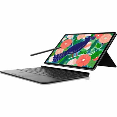 Samsung Galaxy Tab S7+ SM-T970 Tablet - 12.4" WQXGA+ - Qualcomm Snapdragon 865 5G+ Octa-core - 6 GB - 256 GB Storage - Android 10 - Mystic Black - Cortex A77 Single-core (1 Core) 3.09 GHz + Cortex A77 Triple-core (3 Core) 2.42 GHz + Cortex A55 Quad-core (4 Core) 1.80 GHz - Upto 1 TB Memory Card Supp  