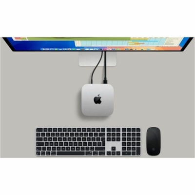 Apple Mac mini MU9E3VC/A Desktop Computer - Apple M4 - 16 GB - 512 GB SSD - Mini PC - Silver - Apple M4 Chip - MacOS Sequoia - Apple Deca-core (10 Core) - IEEE 802.11ax - 155 W  SYST 