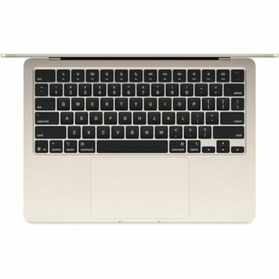 Apple MacBook Air MW0Y3LL/A 13.6" Notebook - Apple M4 - 16 GB - 256 GB SSD - English (US) Keyboard - Starlight - Apple M4 Chip - 2560 x 1664 - macOS Sequoia - Apple - True Tone Technology, In-plane Switching (IPS) Technology, Liquid Retina Display - Front Camera/Webcam - 18 Hours Battery Run Time -  LE M4 CHIP WITH 10-CORE CPU AN D 8-CORE GPU  16GB