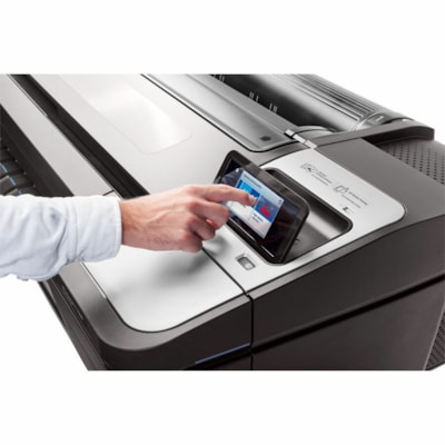 HP Designjet T1700dr PostScript Inkjet Large Format Printer - 44" (1117.60 mm) Print Width - Color - 6 Color(s) - 26 Second Color Speed - 2400 x 1200 dpi - USB - Ethernet - Roll Paper, Cut Sheet, Bond Paper, Coated Paper, Heavyweight Paper, Super Heavyweight Coated, Matte Film, Technical Paper, Trac TPLOT 