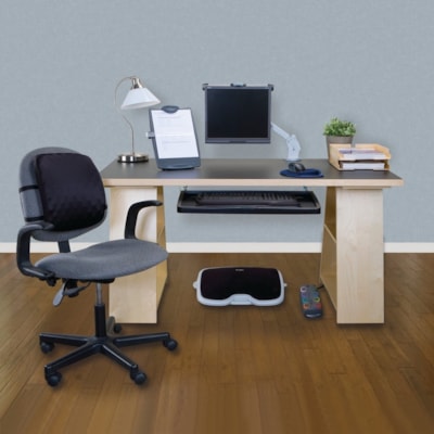 Plateau pour clavier/souris Kensington - hauteur de 4 po (101,60 mm) x largeur de 26 po (660,40 mm) - Noir - 1 3M  NOIR  26 PO  REPOSE-POIGN EN GEL AVEC SUPPORT A SOURIS