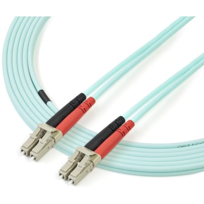 StarTech.com - Câble réseau A50FBLCLC5 - 16,4 pi (5 m) Fibre Optique Câble réseau pour Périphérique réseau, Panneau, Concentrateur, Routeur, Commutateur - First End : 2 x LC Network - Mâle - Second End : 2 x LC Network - Mâle - 10 Gbit/s - C  CABL 