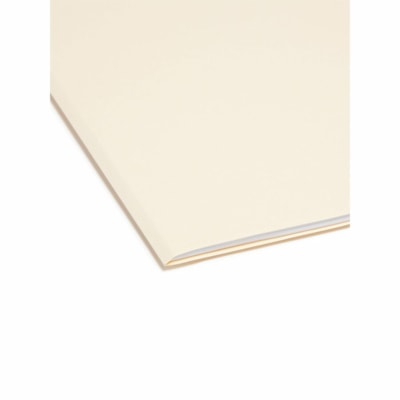 Smead 1/3 Onglet coupé format lettre Recyclé Chemise à dossier à onglet supérieur - 8 1/2 po (215,90 mm) x 11 po (279,40 mm) - Haut Position supérieure - Variées Position d'onglet - Manille - 10% Recyclé - 100 / boîte REINFORCED 1/3-CUT TAB LETTER SIZE