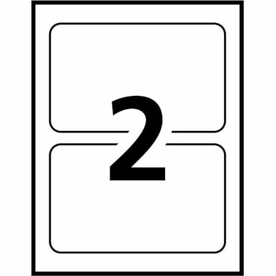 Avery® Durable ID Labelswith TrueBlock(tm) Technology for Laser Printers, 8-1/8" x 5" - Waterproof - 5" (127 mm) Height x 8 1/8" (206.38 mm) Width - Permanent Adhesive - Rectangle - Laser - White - Film - Permanent Adhesive, Durable, Heavy Duty, Scuff Resistant, Tear Resistant, Smudge Resista  