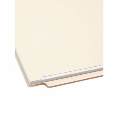 Smead Shelf-Master Straight Tab Cut Letter Recycled End Tab File Folder - 8 1/2" (215.90 mm) x 11" (279.40 mm) - 3/4" (19.05 mm) Expansion - 2 x 2B Fastener(s) - Folder - 2 Plys - Manila - 10% Recycled - 50 / Box SHELF-MASTER STRAIGHT-CUT TAB LETTER SIZE/MANILA