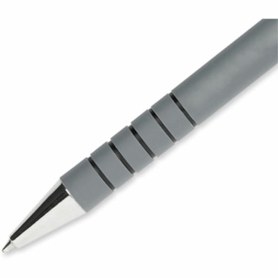 Paper Mate - Stylos à bille recyclés Flexgrip Ultra - Fine Pointe de stylo - Rechargeable - Rétractable - Ink Noir - Encre à base d'alcool - Barrel Caoutchouc - 1 chaque PTE FINE RÉTRACTABLE  GAINE EN CAOUTCHOUC