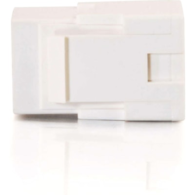 C2G Connecteur A/V - Blanc »te insertion module - blanc  feed-through attela