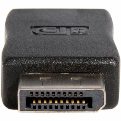 StarTech.com DisplayPort to HDMI Adapter, 1080p Compact DP to HDMI Adapter/Video Converter, VESA Certified, DP to HDMI Monitor, Passive - Passive DisplayPort to HDMI adapter - 1080p Video/7.1ch Audio/HDCP/DP 1.2; VESA DisplayPort Certified - Connects DP source to HDMI display/monitor/projector - Com  CABL 