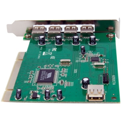 StarTech.com 7 Port PCI USB Card Adapter - Add 7 USB 2.0 Ports to your PC through a PCI slot - pci to usb - pci usb controller - usb 2.0 card - pci to usb adapter - pci usb card  BOPT 