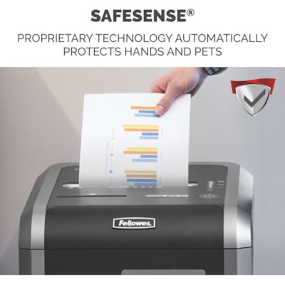 Fellowes Powershred® 225Ci 100% Jam Proof Cross-Cut Shredder - Continuous Shredder - Cross Cut - 22 Per Pass - for shredding Staples, Credit Card, CD, DVD, Paper Clip, Junk Mail, Paper - 0.2" (3.96 mm) x 1.5" (38.10 mm) Shred Size - P-4 - 2.80 in/s (71.12 mm/s) - 9.5" (241.30 mm) Throat - 60.57  20 SHTS CROSS CUT TEMP#3440101 SHRED SIZE 4MM X 38MM 16 GAL