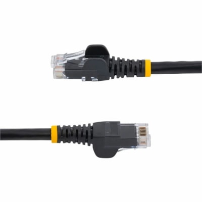 StarTech.com 50ft CAT6 Ethernet Cable - Black Snagless Gigabit - 100W PoE UTP 650MHz Category 6 Patch Cord UL Certified Wiring/TIA - 50ft Black CAT6 Ethernet cable delivers Multi Gigabit 1/2.5/5Gbps & 10Gbps up to 160ft - 650MHz - Fluke tested to ANSI/TIA-568-2.D Category 6 - 24 AWG stranded 100% co  CABL 