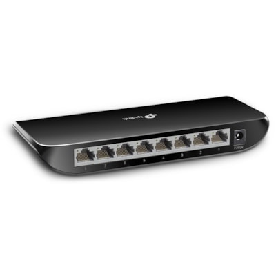 TP-Link TL-SG1008D 8-port Unmanaged Gigabit Switch - 8 Ports - Gigabit Ethernet - 10/100/1000Base-T - 2 Layer Supported - 4.60 W Power Consumption - Twisted Pair - Desktop, Wall Mountable  
