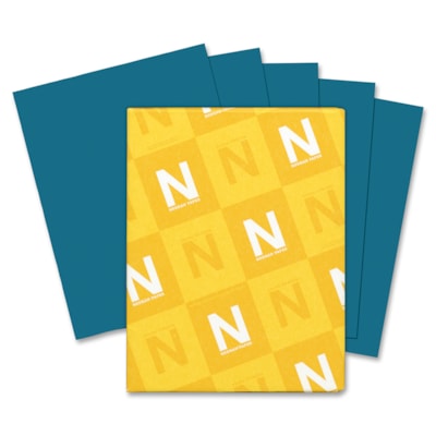 Astrobrights Colored Cardstock - Blue - Letter - 8 1/2" (215.90 mm) x 11" (279.40 mm) - 65 lb (29483.50 g) Basis Weight - Smooth - Green Seal - Heavyweight, Acid-free, Lignin-free, Durable - Celestial Blue - 250 / Pack 250/PK 30% PCW FSC & GREEN SEAL CERTIFIED