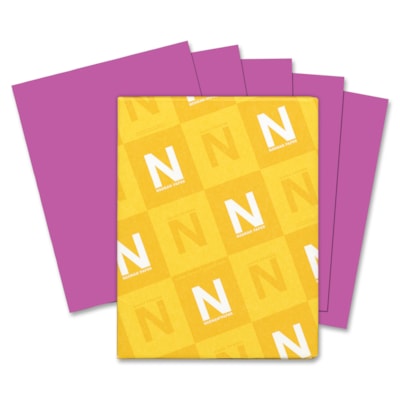 Astrobrights Colored Cardstock - Purple - Letter - 8 1/2" (215.90 mm) x 11" (279.40 mm) - 65 lb (29483.50 g) Basis Weight - Smooth - Green Seal - Heavyweight, Acid-free, Lignin-free - Planetary Purple - 250 / Pack 250/PK  30% PCW FSC & GREEN SEAL CERTIFIED