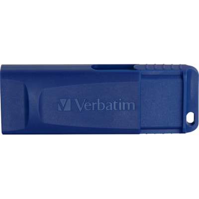 Verbatim 32GB USB Flash Drive - Blue - 32 GB - USB 2.0 Type A - Blue - 5 Year Warranty - 1 Each USB FLASH DRIVE BUILT-IN MICROBAN
