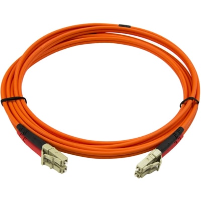 StarTech.com 2m Fiber Optic Cable - Multimode Duplex 50/125 - LSZH Fiber Jumper Cord - LC/LC - Connect fiber network devices for high-speed transfers with LSZH rated cable - 2m LC Fiber Optic Cable - 2 m LC to LC Fiber Patch Cable - 2 meter LC Fiber Cable - Multimode Duplex 50/125 - LSZH - LC/LC - O  CABL 