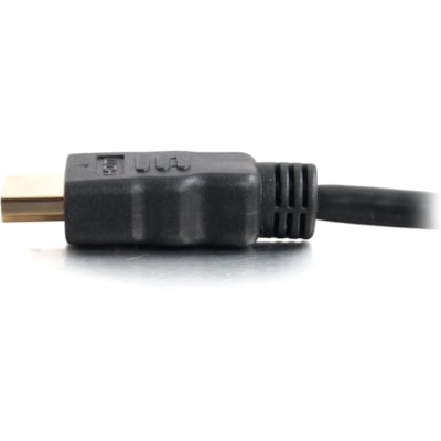 C2G 6.6ft High Speed HDMI Cable w/ Ethernet - Ultra HD - 4K 60Hz - M/M - 6.6 ft (2 m) HDMI A/V Cable for Audio/Video Device, Home Theater System - First End: 1 x HDMI 2.0 Digital Audio/Video - Male - Second End: 1 x HDMI 2.0 Digital Audio/Video - Male - Supports up to 4096 x 2160 - Black ULTRA HD - 6FT. 