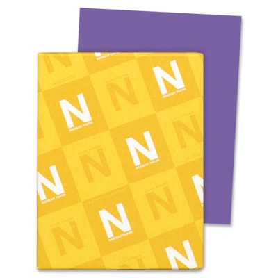 Astrobrights - Papier couleur 21961 - format lettre - 8 1/2 po (215,90 mm) x 11 po (279,40 mm) - 24 lb (10886,22 g) Poids de Base - Sans acide, Sans lignine - 500 / Ramette FSC LASER INKJET GUARANTEED GRAVITY GRAPE